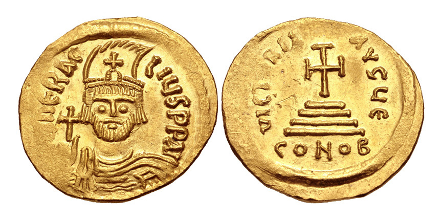 Goldmünze - Byazintisches Reich 600 nach Christus
