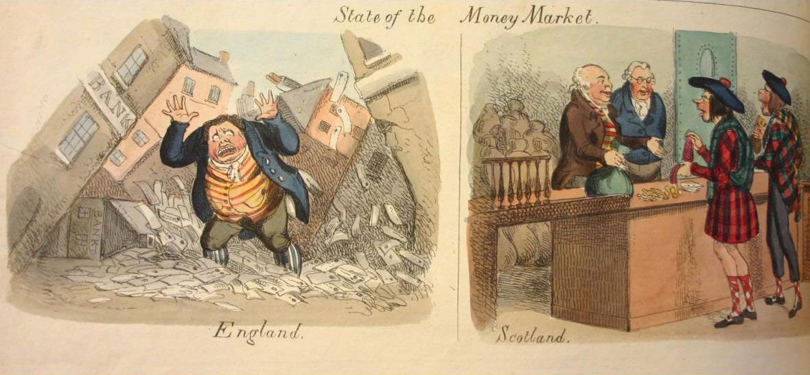 Goldstandard Entland/Schottland 1825